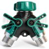 Garden Hose Splitter Sanpaint Zinc Alloy 2 Way Adapter-2