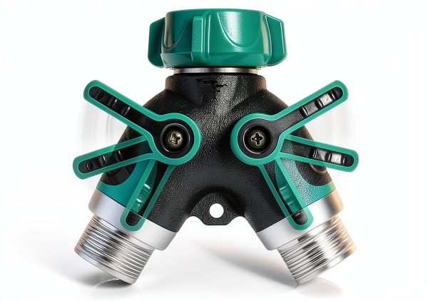 Garden Hose Splitter Sanpaint Zinc Alloy 2 Way Adapter-2
