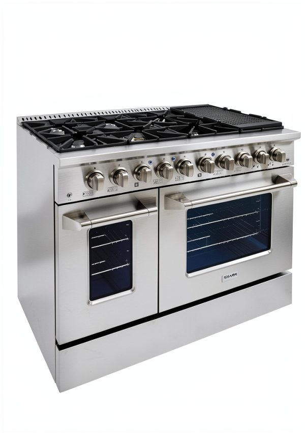 DUURA Elite Gas Range Stainless Steel Dual Convection Oven-5