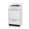 Summit Appliance Gas Range White 24 Inch Freestanding-1
