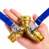 BILAL Brass Hose Splitter 3/4 GHT Durable Garden Watering-1