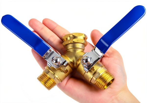 BILAL Brass Hose Splitter 3/4 GHT Durable Garden Watering-1