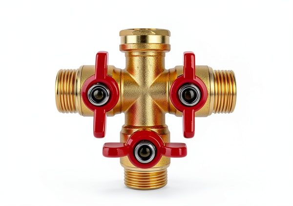 3 Way Hose Splitter Brass NOTDIS Garden Water Flow Connector-6