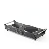 Techwood Ceramic Cooktop Portable Double Burner Electric-3