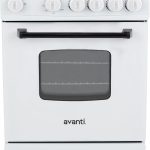 Avanti Gas Range Compact Freestanding 4 Burners White Black-0
