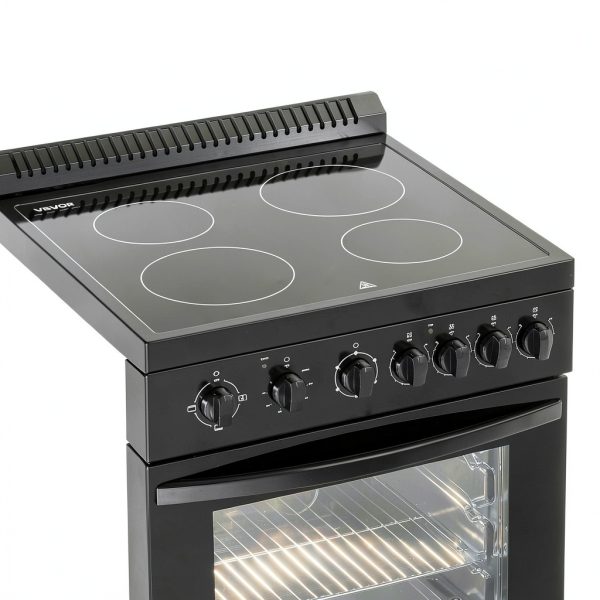 VEVOR 24 in Electric Range Oven Stainless Steel 4 Burners-7