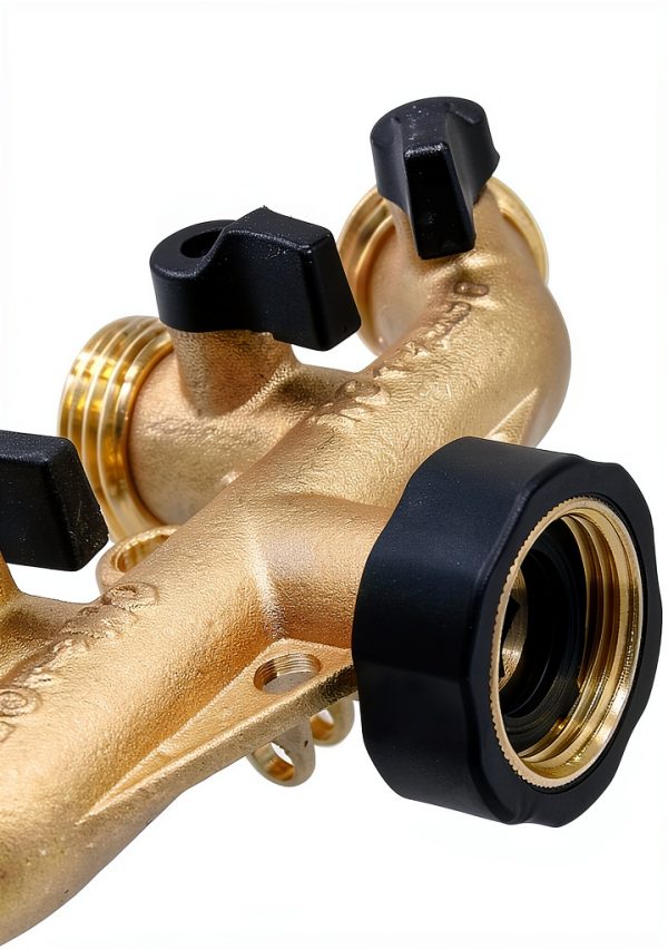 MAGGIFT Brass Hose Splitter 4 Way Adapter Solid Brass-5