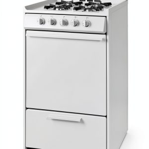 Summit Appliance Gas Range White 24 Inch Freestanding-0