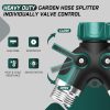 BKV Garden Hose Splitter Zinc Alloy Leak Proof Dual Outlet-2