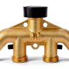 BILAL 4 Way Brass Hose Splitter 3/4 Inch NPT Thread-5