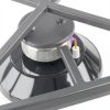 GE Profile Drop In Gas Range Stainless Steel Efficient-4
