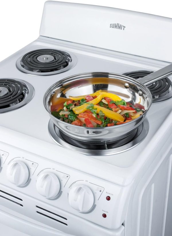 Summit Appliance Freestanding Electric Range White Compact-6