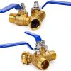 BILAL Brass Hose Splitter 3/4 GHT Durable Garden Watering-4