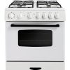 Avanti 24 Inch Gas Range Compact Freestanding Stainless-0