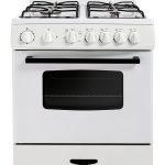 Avanti 24 Inch Gas Range Compact Freestanding Stainless-0