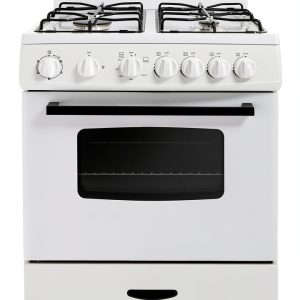 Avanti 24 Inch Gas Range Compact Freestanding Stainless-0