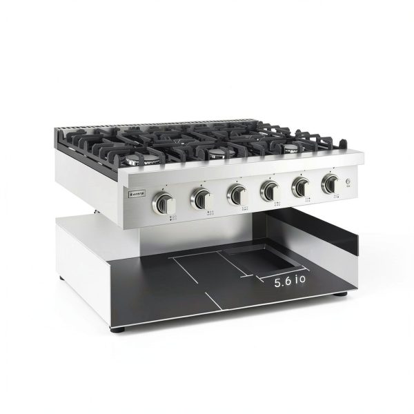 AAOBOSI 36 Inch Gas Stove Stainless Steel 6 Burner-2