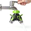 KlrSwp Garden Hose Splitter Heavy Duty Zinc Brass Connector-4