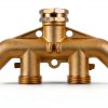 AuySier Brass 4 Way Garden Hose Splitter 3/4 Inch-5