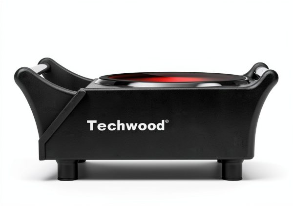Techwood Ceramic Cooktop Portable Double Burner Electric-5