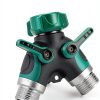 Garden Hose Splitter Sanpaint Zinc Alloy 2 Way Adapter-1
