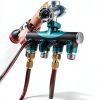 DBR Tech 4 Way Hose Splitter Zinc Metal Garden Water-3