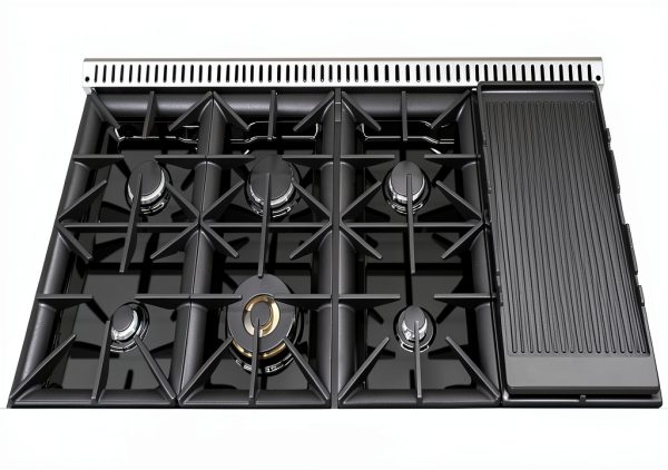 DUURA Elite Gas Range Stainless Steel Dual Convection Oven-8