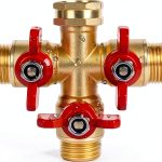 3 Way Hose Splitter Brass NOTDIS Garden Water Flow Connector-0