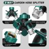 BKV Garden Hose Splitter Zinc Alloy Leak Proof Dual Outlet-1