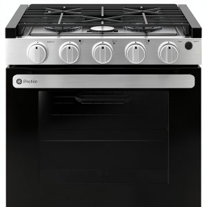 GE Profile Drop In Gas Range Stainless Steel Efficient-0