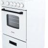 Avanti Gas Range Compact Freestanding 4 Burners White Black-5