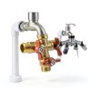 3 Way Hose Splitter Brass NOTDIS Garden Water Flow Connector-2