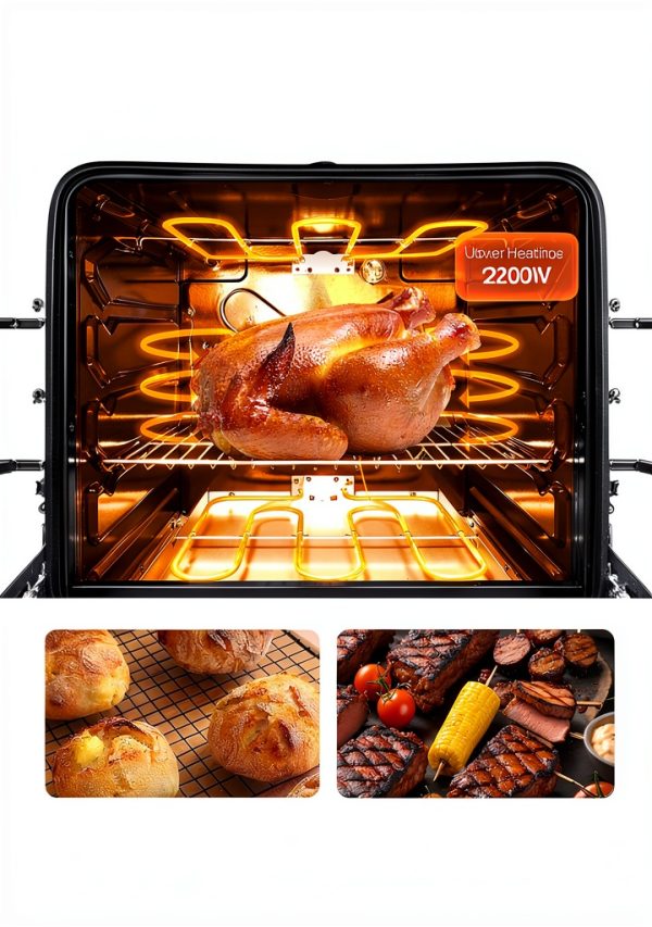 VEVOR 24 in Electric Range Oven Stainless Steel 4 Burners-3