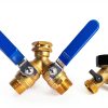 BILAL Brass Hose Splitter 3/4 GHT Durable Garden Watering-2