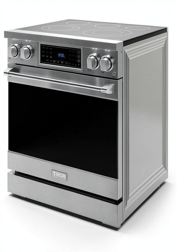 Thor Kitchen RSE30 Stainless Steel Freestanding Range-2