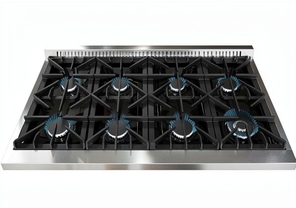 Forno Dual Fuel Range Stainless Steel Professional Kitchen-4