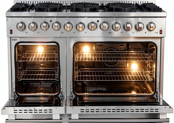 Forno Dual Fuel Range Stainless Steel Professional Kitchen-2