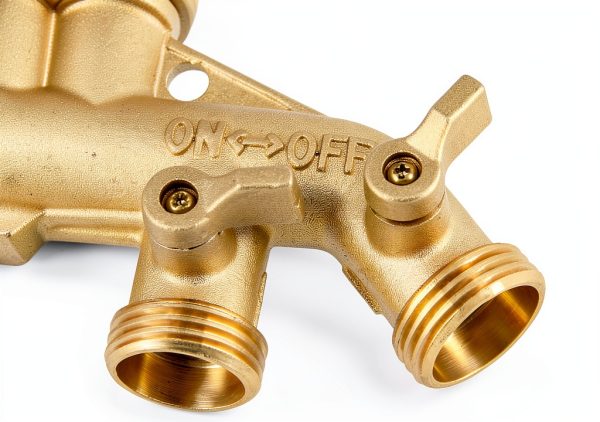 Garden Hose Splitter Triumpeek Brass ABS 4 Way Adapter-2