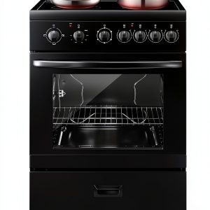 VEVOR 24 in Electric Range Oven Stainless Steel 4 Burners-0