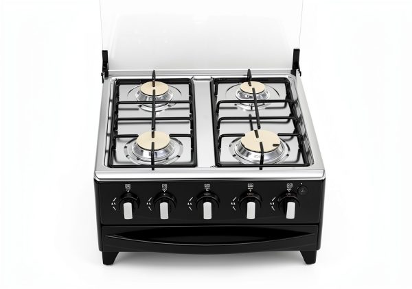 DGleyisu 60L Gas Range Black Freestanding Compact Kitchen-2