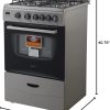 Avanti Gas Range Compact Freestanding Stainless Steel-2