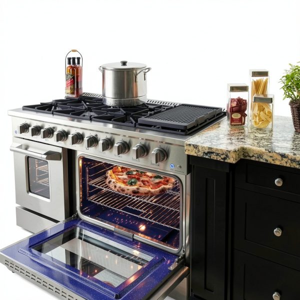 DUURA Elite Gas Range Stainless Steel Dual Convection Oven-1