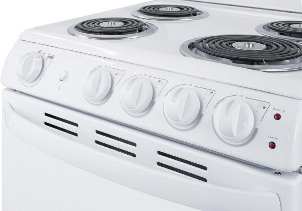 Summit Appliance Freestanding Electric Range White Compact-4