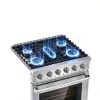 Empava 30 Inch Gas Range Stainless Steel Convection Oven-4
