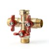 3 Way Hose Splitter Brass NOTDIS Garden Water Flow Connector-1