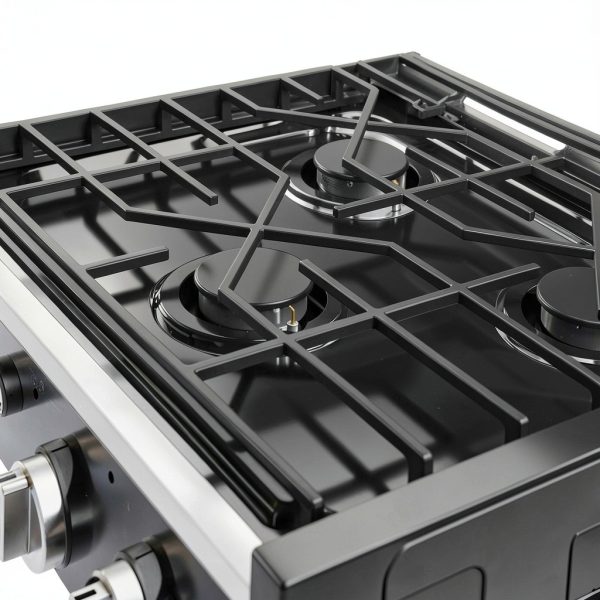 GE Profile Drop In Gas Range Stainless Steel Efficient-3