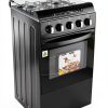 DGleyisu 60L Gas Range Black Freestanding Compact Kitchen-4