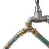 Hourleey 2 Way Hose Splitter Brass 3/4 Inch Garden Watering-6