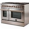 Forno Dual Fuel Range Stainless Steel Professional Kitchen-8
