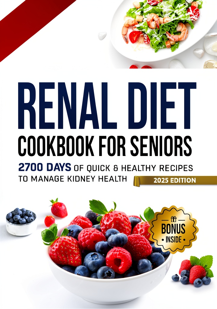 'Healing Kitchen Renal Diet Cookbook displayed on a tablet'